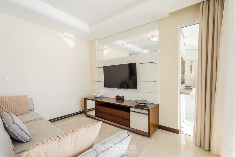 Apto c/ varanda gourmet à beira-mar RKR0502