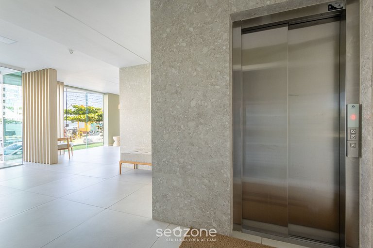 Dpto. c/ balcón gourmet frente al mar RKR0502