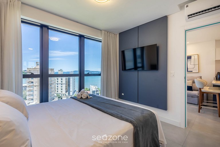 Apto 1Q em Cond c/ Piscina a 280m da Praia MHF1107