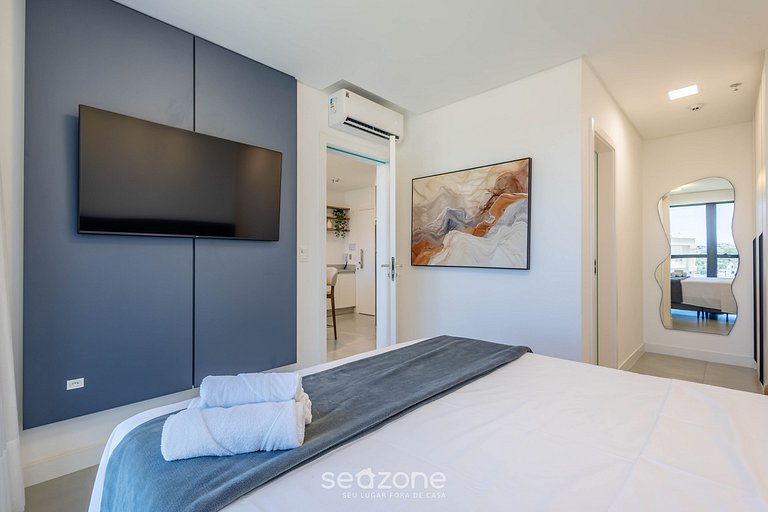 Apto 1D cond. c/piscina 280 m playa MHF1107