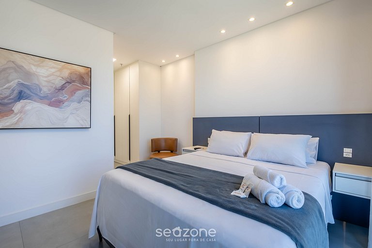 Apto 1Q em Cond c/ Piscina a 280m da Praia MHF1107