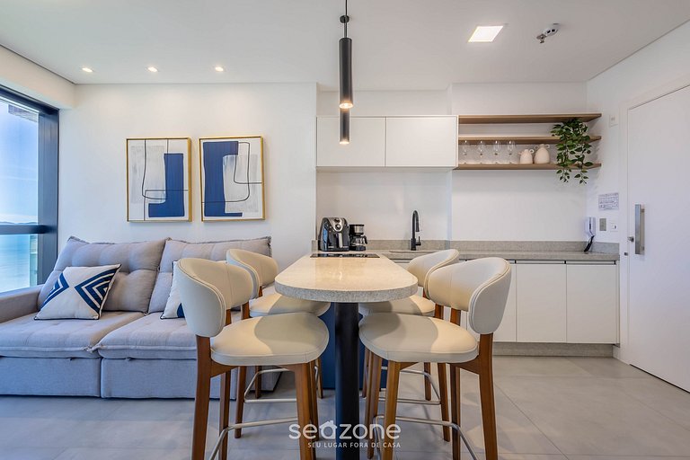 Apto 1D cond. c/piscina 280 m playa MHF1107