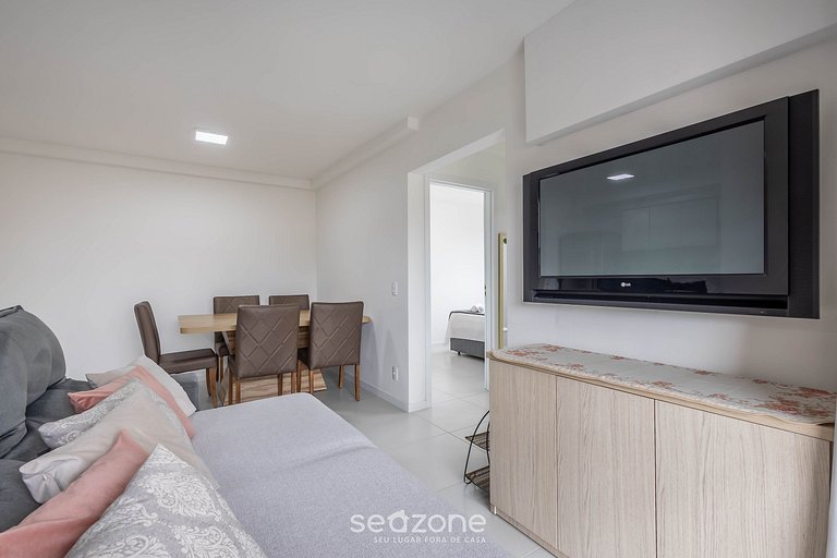 Apto con balcón y parrilla a 500 m del mar MCB0302