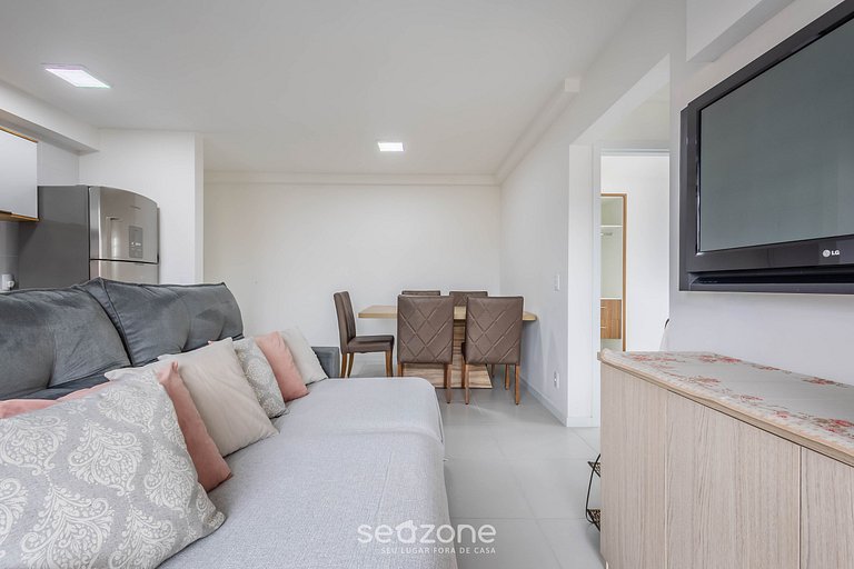 Apto con balcón y parrilla a 500 m del mar MCB0302