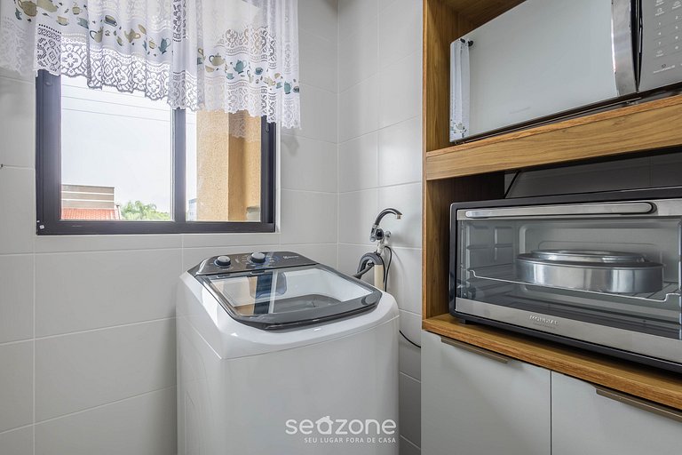 Apto con balcón y parrilla a 500 m del mar MCB0302