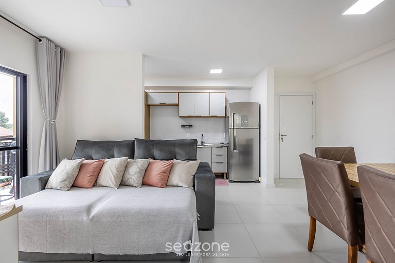 Apto con balcón y parrilla a 500 m del mar MCB0302