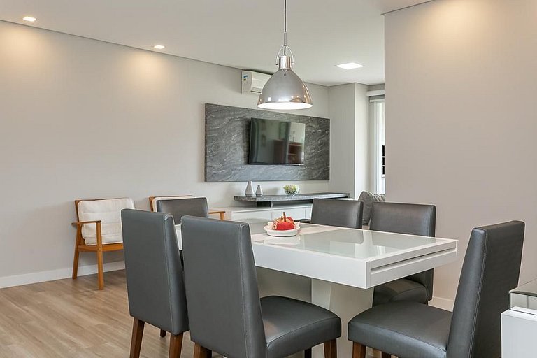 Apto c/ Churrasqueira a 400m da Praia CMN0104