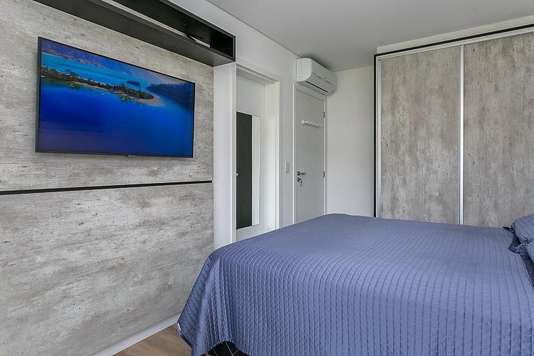 Apto c/ Churrasqueira a 400m da Praia CMN0104