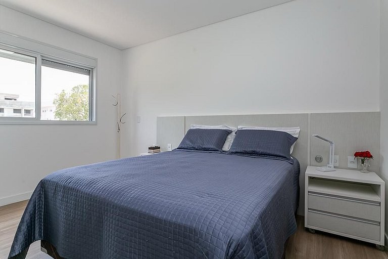 Apto c/ Churrasqueira a 400m da Praia CMN0104