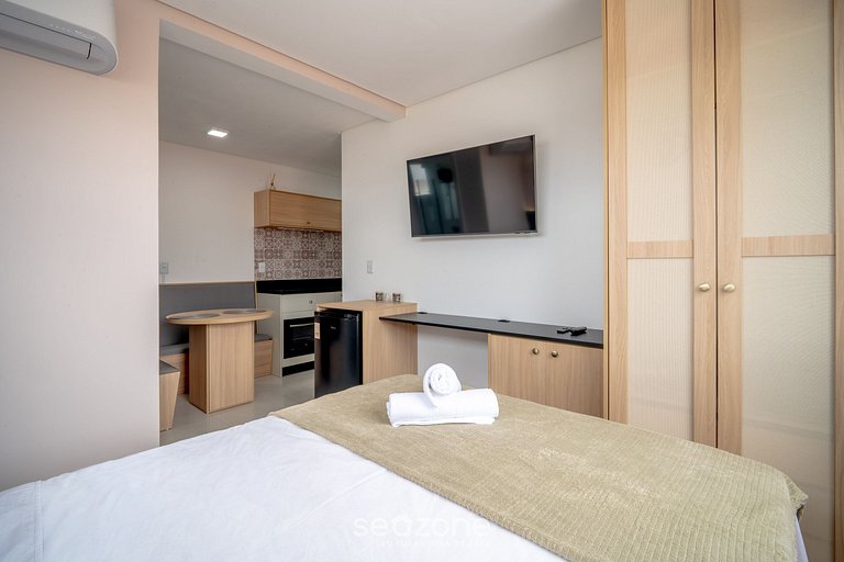 Estúdio completo à passos do mar AAR0207