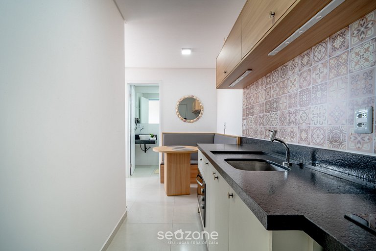 Estúdio completo à passos do mar AAR0207