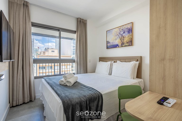 Apto Completo 250m do metrô Paulista NXO1402