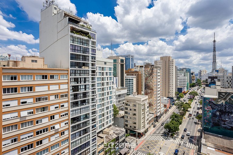 Apto Completo 250m do metrô Paulista NXO1402