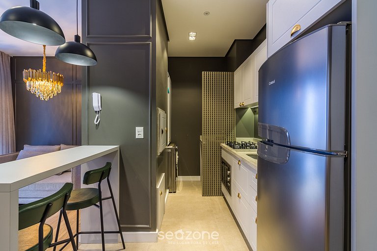 Apto Charmoso de 1 Dormitorio en Gramado CBG0305