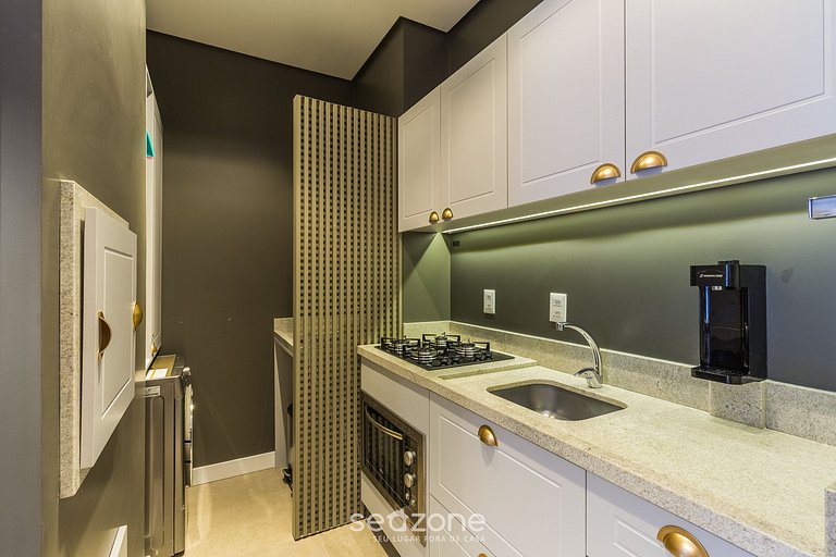 Apto Charmoso de 1 Dormitorio en Gramado CBG0305