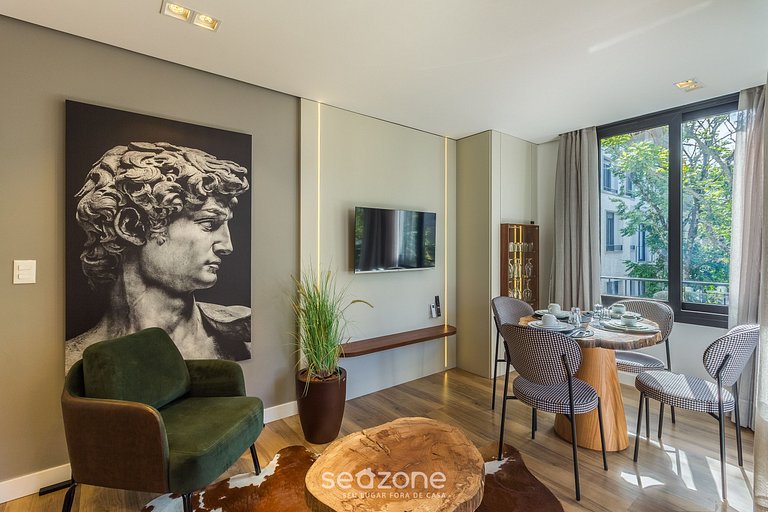 Ap Sofisticado de 1 Dormit en Gramado CBG0303