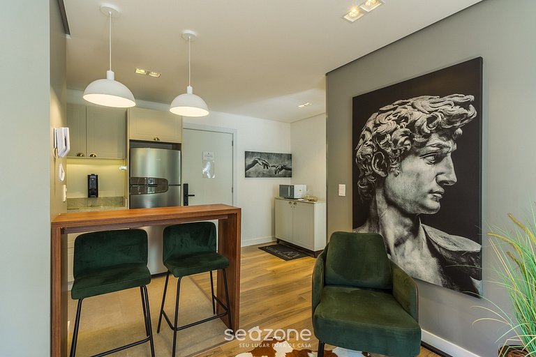 Apto Sofisticado 1 Quarto em Gramado CBG0303