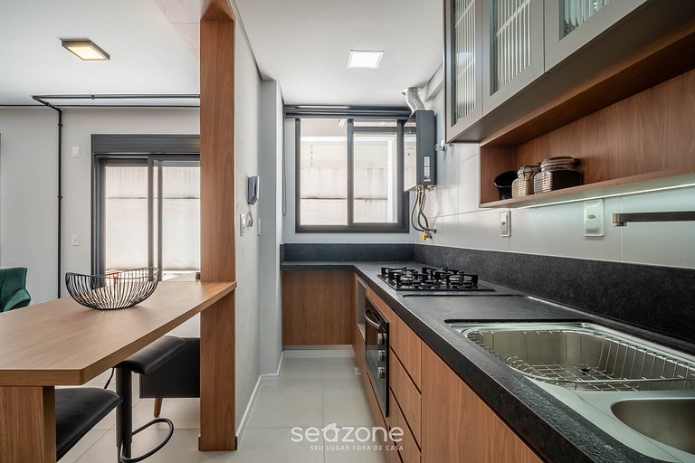 Estúdio a 800m da Beira-mar Norte ECH0106