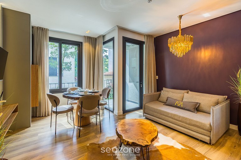 Apto sofisticado no Centro de Gramado CBG0204