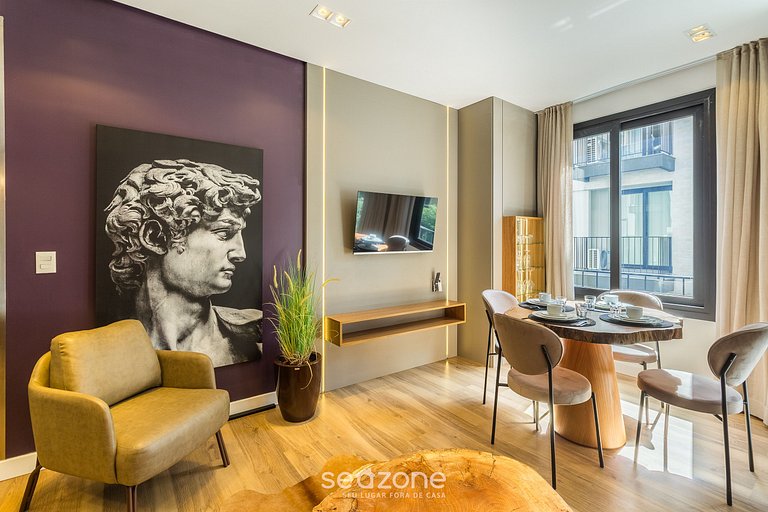 Apto sofisticado no Centro de Gramado CBG0204