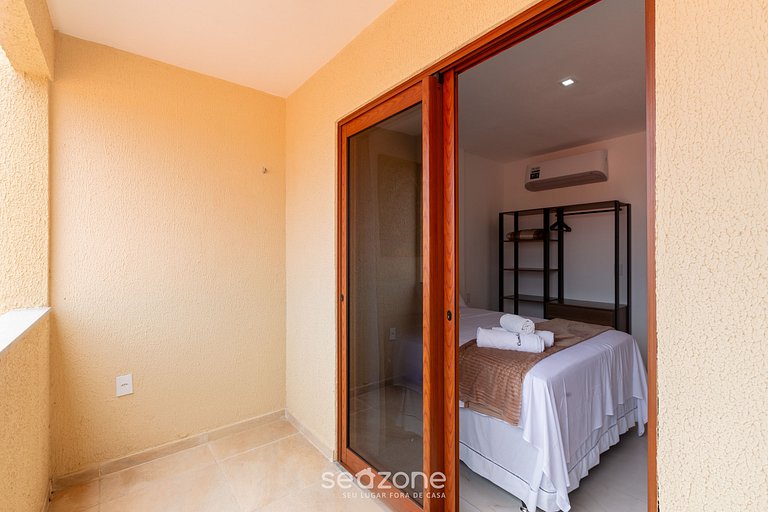 Apto 1 Quarto 160m Praia |Ed Cumbuco Real MCU0202