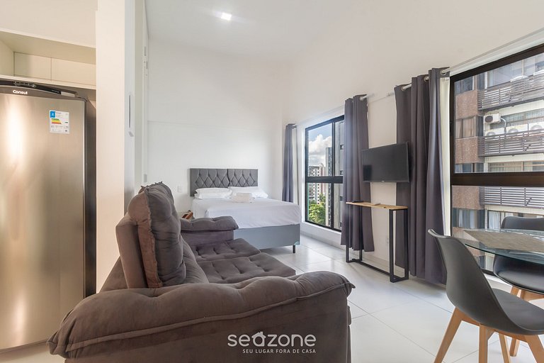 Apto Vista Mar Pé na Areia em Boa Viagem IAA1004