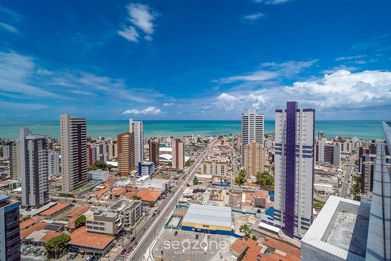 Conforto e praticidade a apenas 850 m da Praia de Tambaú - O