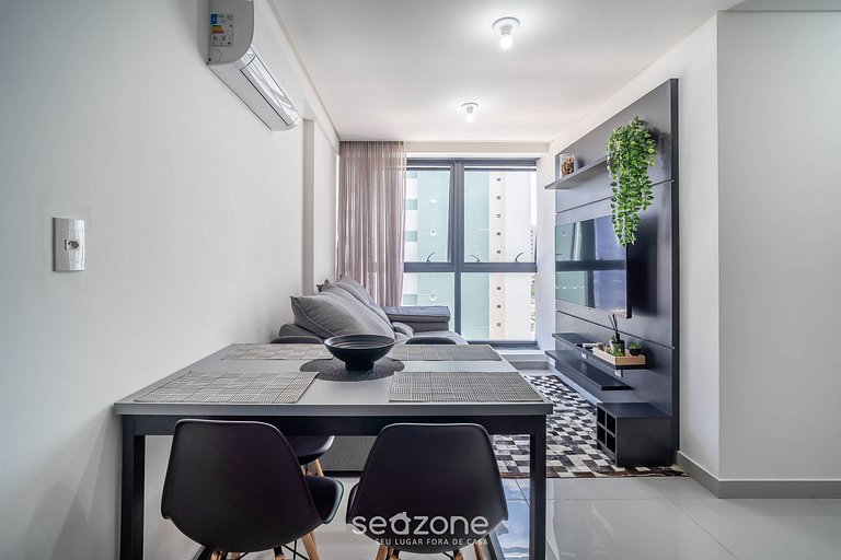 Apto de 2-DRs a solo 850 m del mar ONW0206