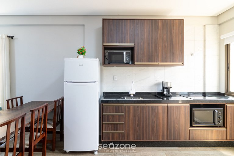 Apto c/ Churrasqueira a 650m da Praia CTD0102