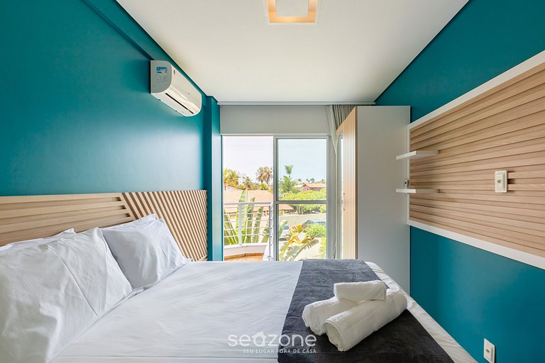 Ap em Cond. c/ Piscina a 1 Quadra da Praia KVI0203