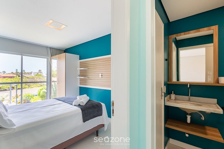 Ap em Cond. c/ Piscina a 1 Quadra da Praia KVI0203