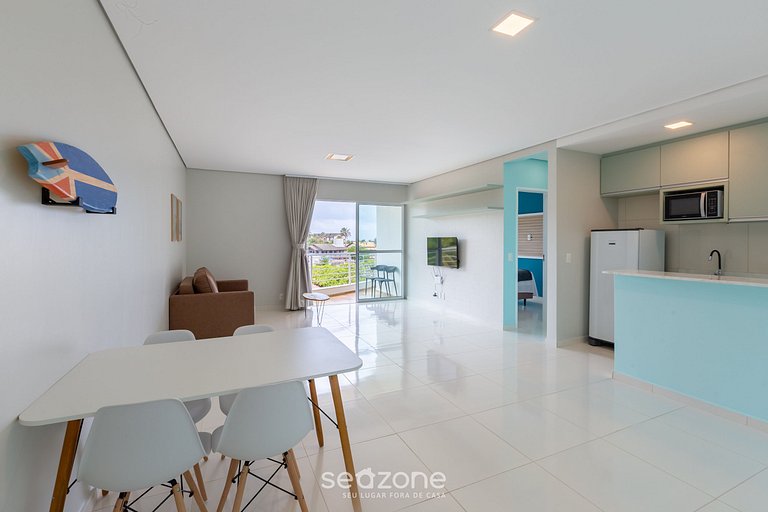 Ap a 1 Quadra da Praia em cond c/ Piscina KVI0304