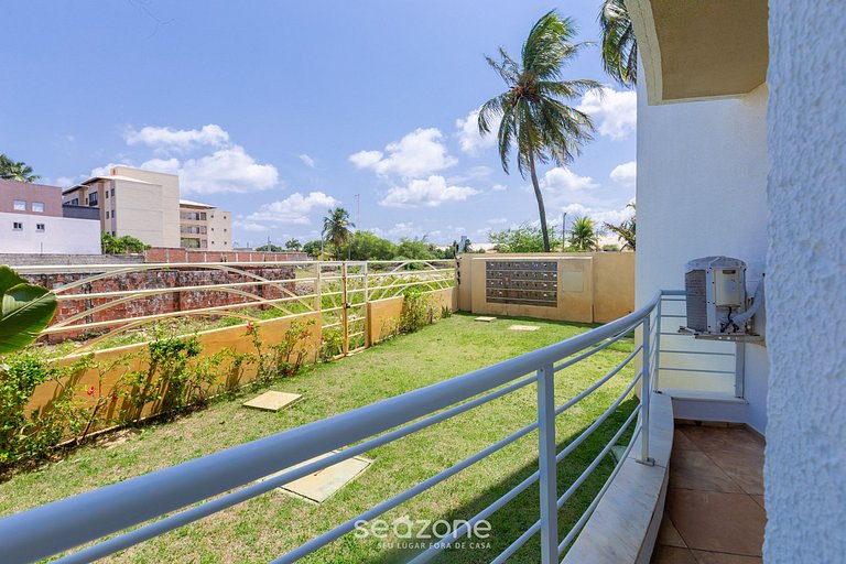 Apt a 1 Quadra da Praia em cond c/ Piscina KVI0106