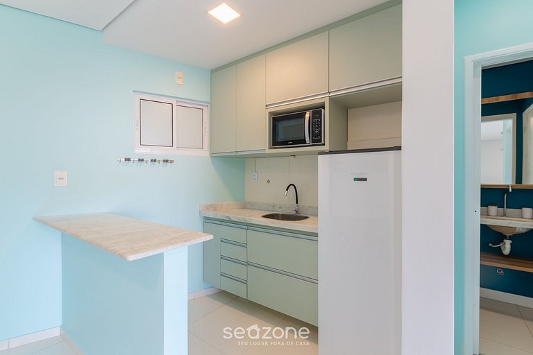 Apt a 1 Quadra da Praia em cond c/ Piscina KVI0106