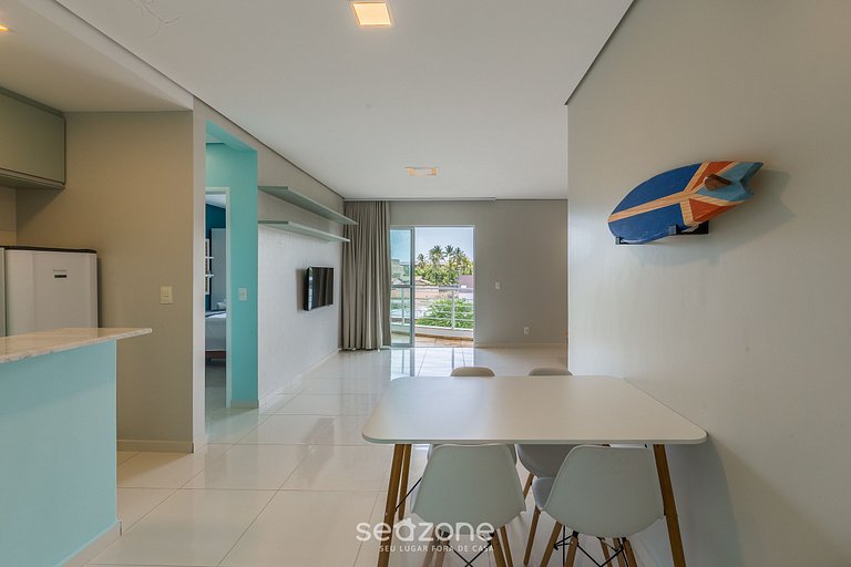 Ap em Cond. c/ Piscina a 1 Quadra da Praia KVI0307