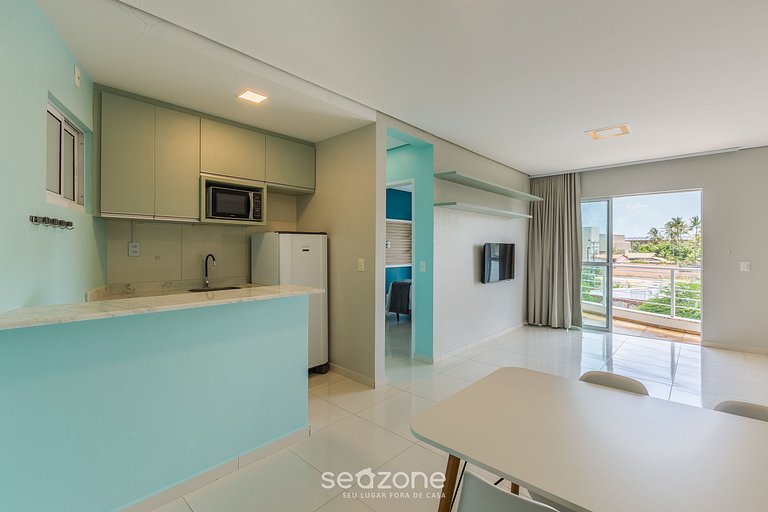 Ap em Cond. c/ Piscina a 1 Quadra da Praia KVI0307