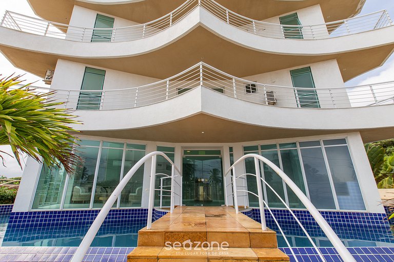 Apt a 1 Quadra da Praia em cond c/ Piscina KVI0106