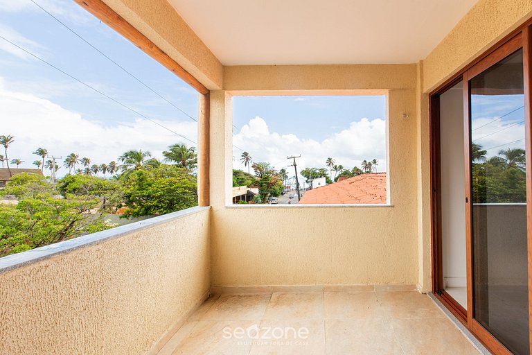 Apt Vista Mar 160m Playa |Ed Cumbuco Real MCU0201