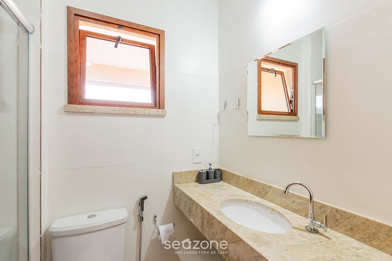 Apto Vista Mar 160m Praia |Ed Cumbuco Real-MCU0201