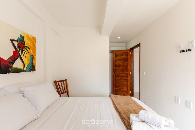 Apto Vista Mar 160m Praia |Ed Cumbuco Real-MCU0201