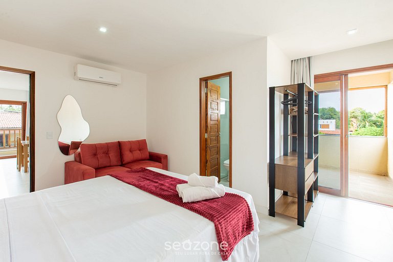 Apt Vista Mar 160m Playa |Ed Cumbuco Real MCU0201