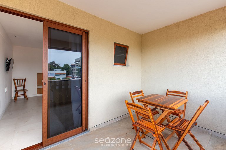 Apto Vista Mar 160m Praia |Ed Cumbuco Real-MCU0201