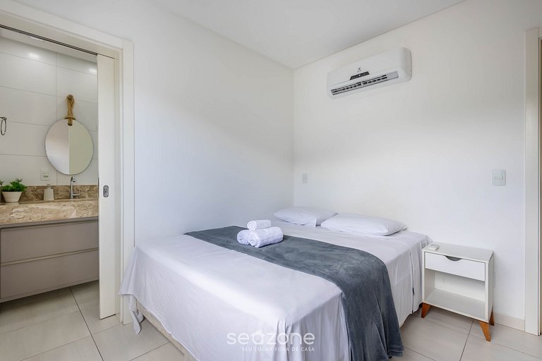 Apto c/ Churrasqueira a 750m da Praia EVP0504