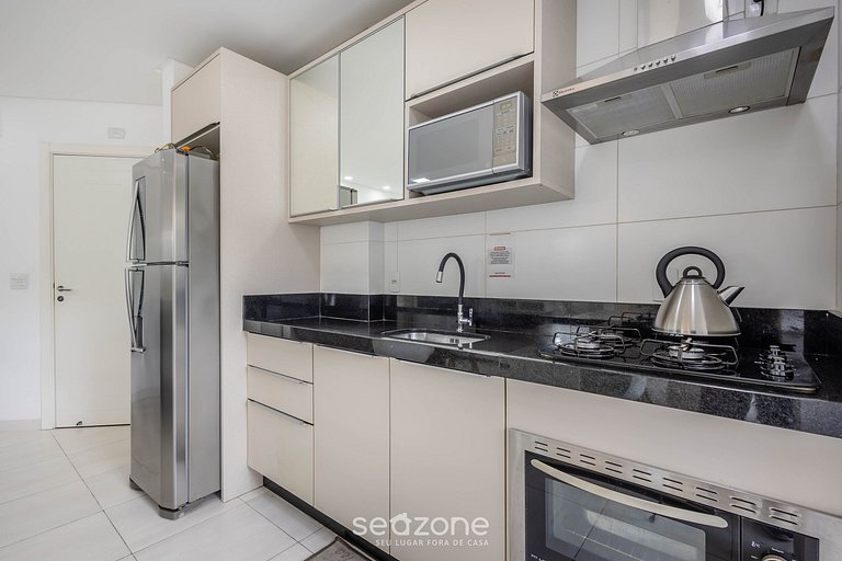 Apto c/ Churrasqueira a 750m da Praia EVP0504