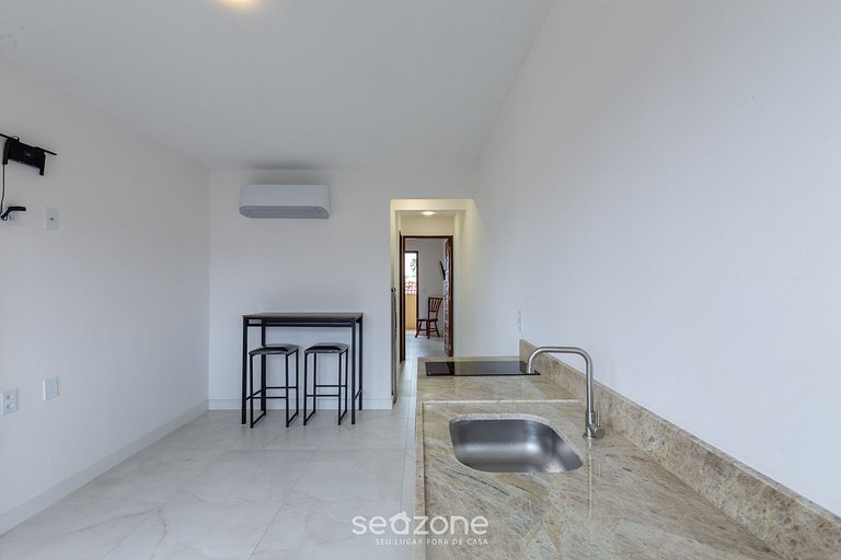 Apto 1 Quarto 160m Praia |Ed Cumbuco Real MCU0203