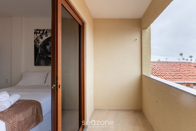 Apt 1 Hab 160m Playa |Ed Cumbuco Real MCU0203