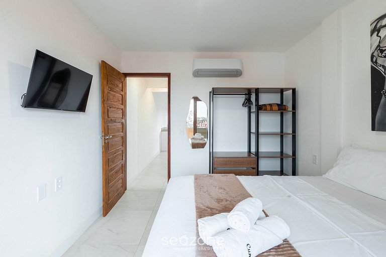 Apt 1 Hab 160m Playa |Ed Cumbuco Real MCU0203