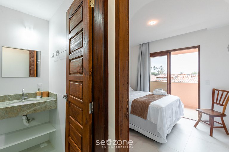 Apt 1 Hab 160m Playa |Ed Cumbuco Real MCU0203