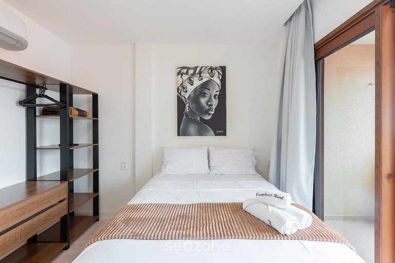 Apt 1 Hab 160m Playa |Ed Cumbuco Real MCU0203