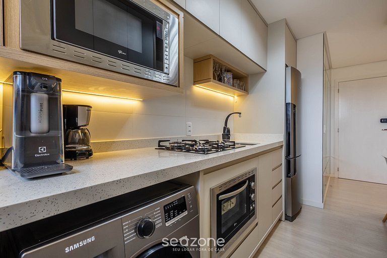 Apto c/ parrilla y balcón a 400 m del Mar LEAA0506